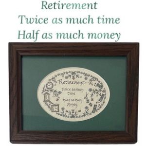 Retirement Picture Frame Plaque Picture